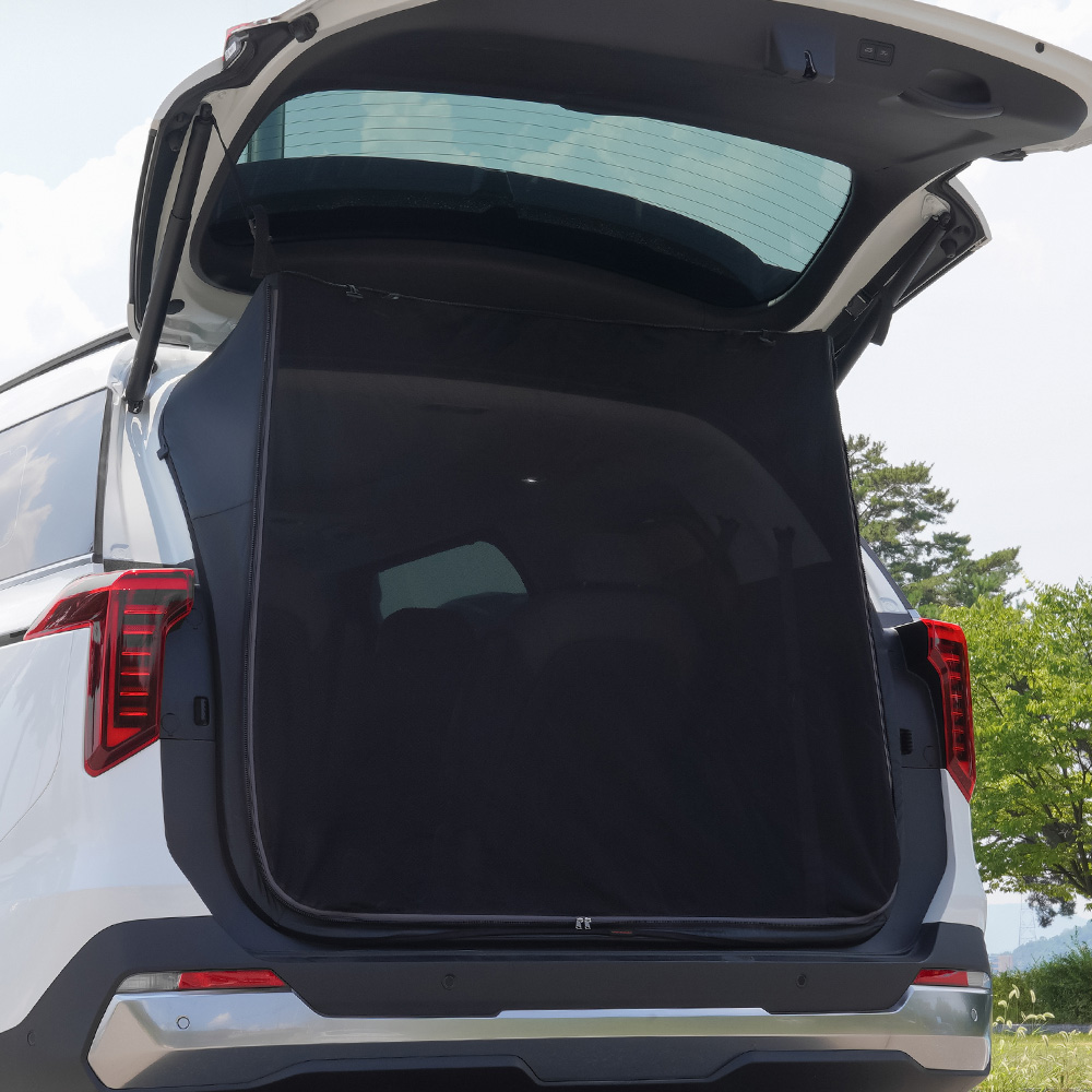 크레이지몬스터 4세대 카니발 KA4 페이스리프트 차량용 암막 모기장 텐트 트렁크 모기장