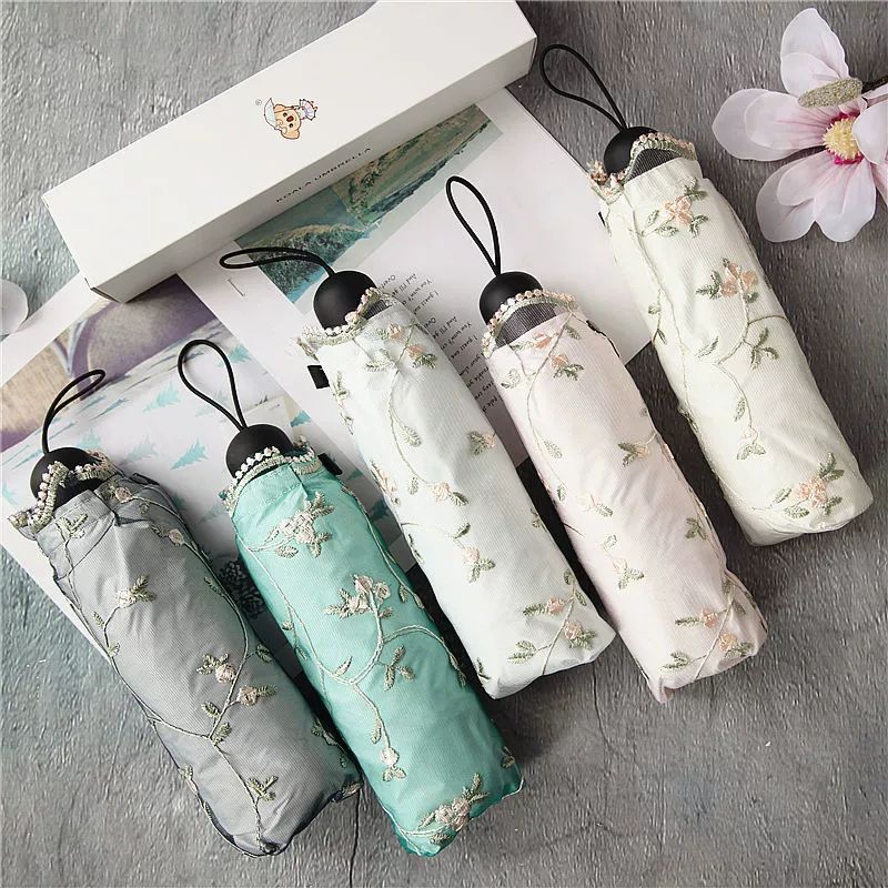 수입양산 여성양산 햇빛 큰양산 손잡이 우산겸용 kl1441 연그레이 - 상세 이미지 5
