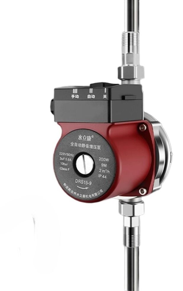 수도 가압펌프 가정용 200W 수압 무소음 수돗물 부스터 200W 초저음 4분 구경 - 상품 이미지
