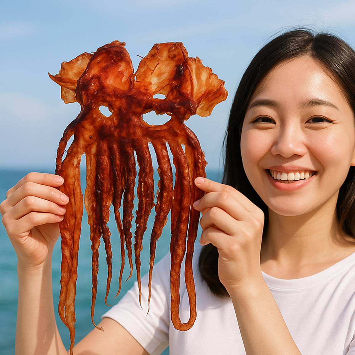 오징어다리 망족 대왕발 왕다리 오다리 맥반석 오징어 숏다리 포 문어 가문어통족 - 메인 이미지
