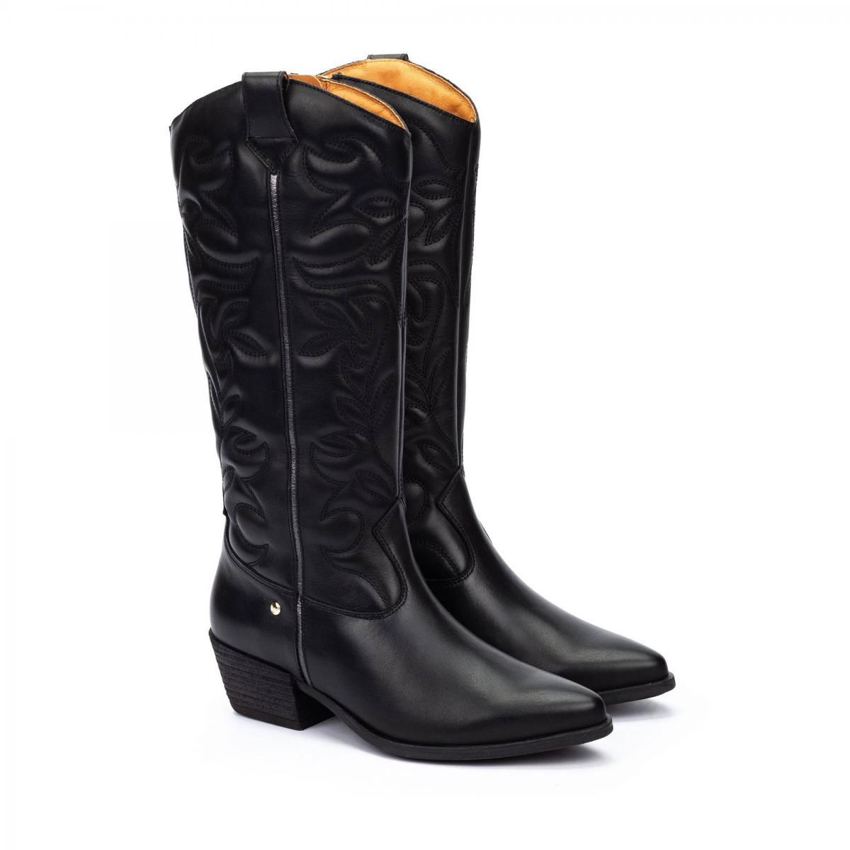 피콜리노스 웨스턴 블랙 롱부츠 VERGEL W5Z-9769C1 BLACK - 상세 이미지 2