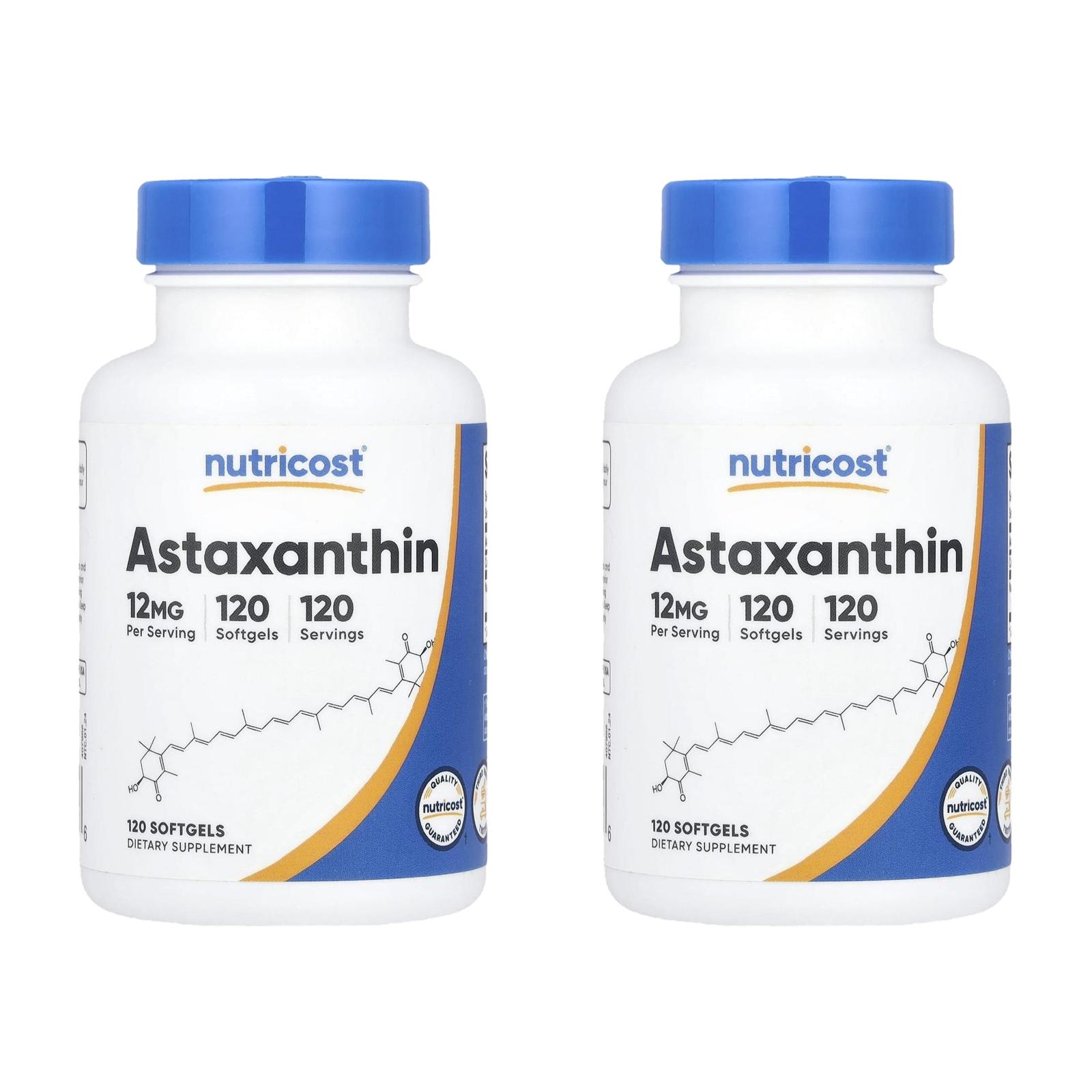 뉴트리코스트 아스타잔틴 12mg Astaxanthin 120정 (2개) - 상품 이미지