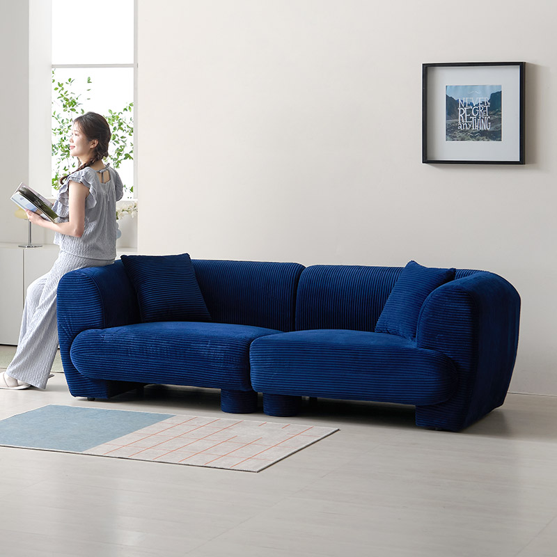 e스마트 네오브 코듀로이 3인용 패브릭 모듈 쇼파 A세트