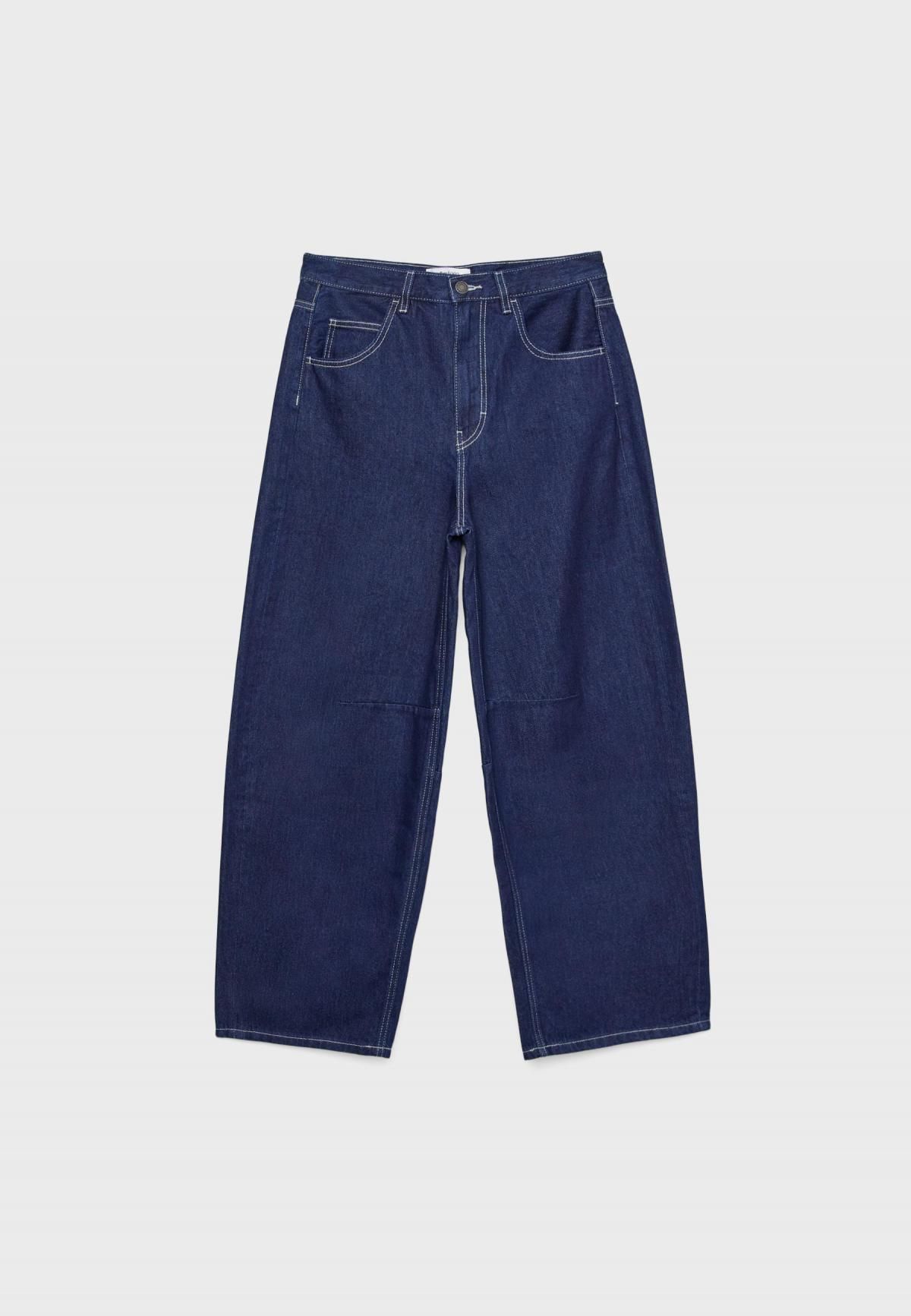 스트라디바리우스 테크니컬 와이드핏 배럴 데님 팬츠 8350/559 RINSE BLUE DENIM - 상세 이미지 3