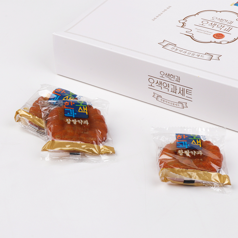명절 추석선물 상견례 답례품 건강 디저트 양양오색 찹쌀약과 선물세트 700g - 상세 이미지 4