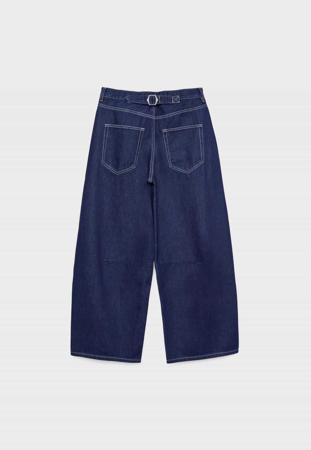 스트라디바리우스 테크니컬 와이드핏 배럴 데님 팬츠 8350/559 RINSE BLUE DENIM - 상세 이미지 4