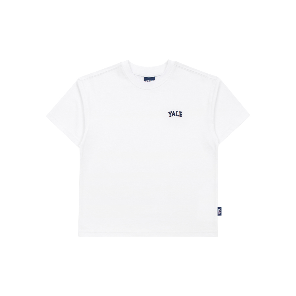예일키즈 예일 에센셜 코튼 로고 반팔 티셔츠 YJPTHSD23044 이미지 7