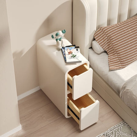 원목 틈새 협탁 수납장 틈새협탁 미니 침대옆 사이드 서랍장