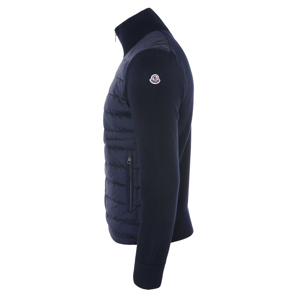 몽클레어 로고 패치 패딩 울 집업 자켓 9B50700 A9341 777 (2023 F/W) - 상세 이미지 2