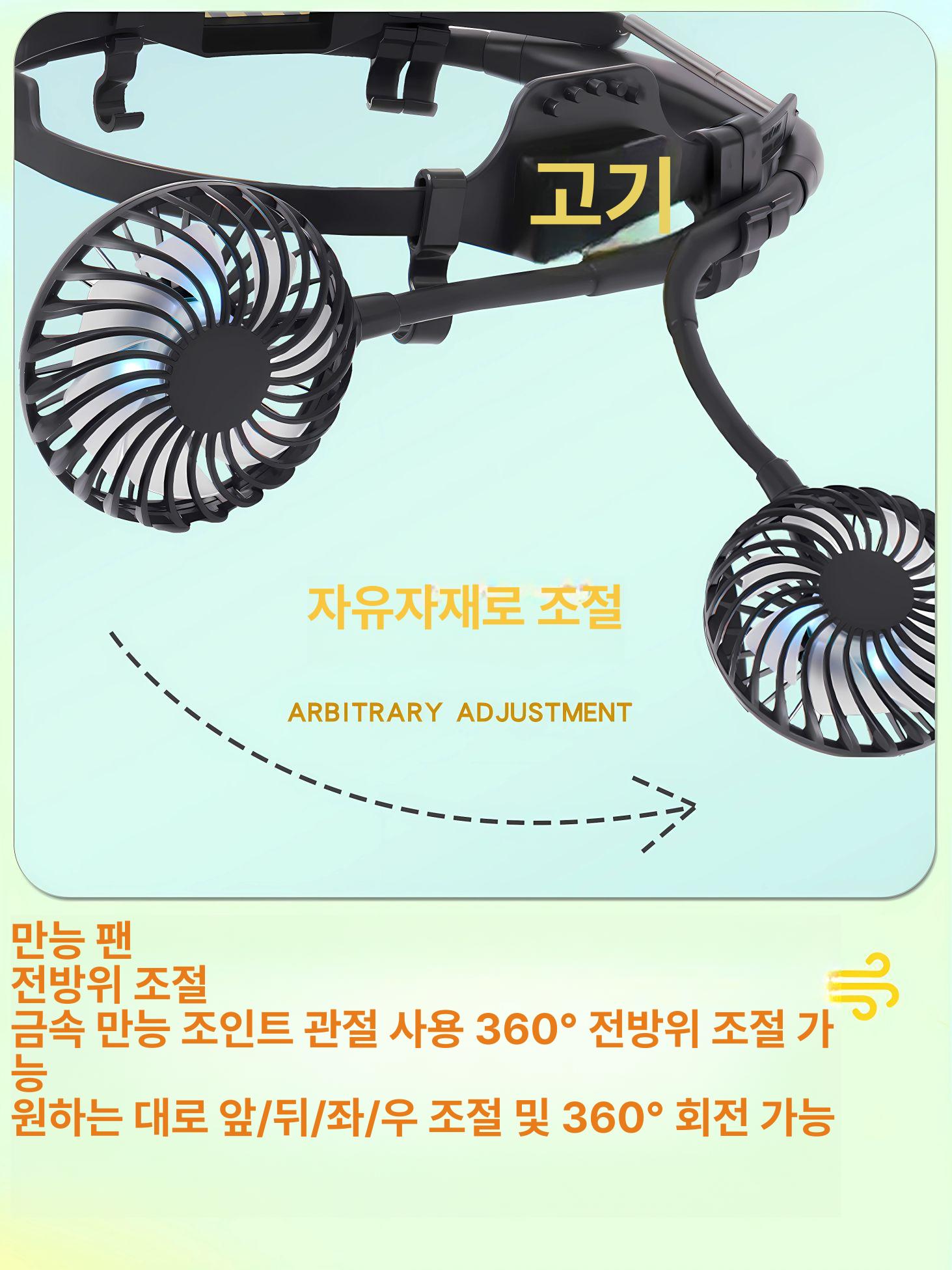 쿨링헬멧 탈부착형 안전모선풍기 건축모 경량 현장 633 - 상세 이미지 4