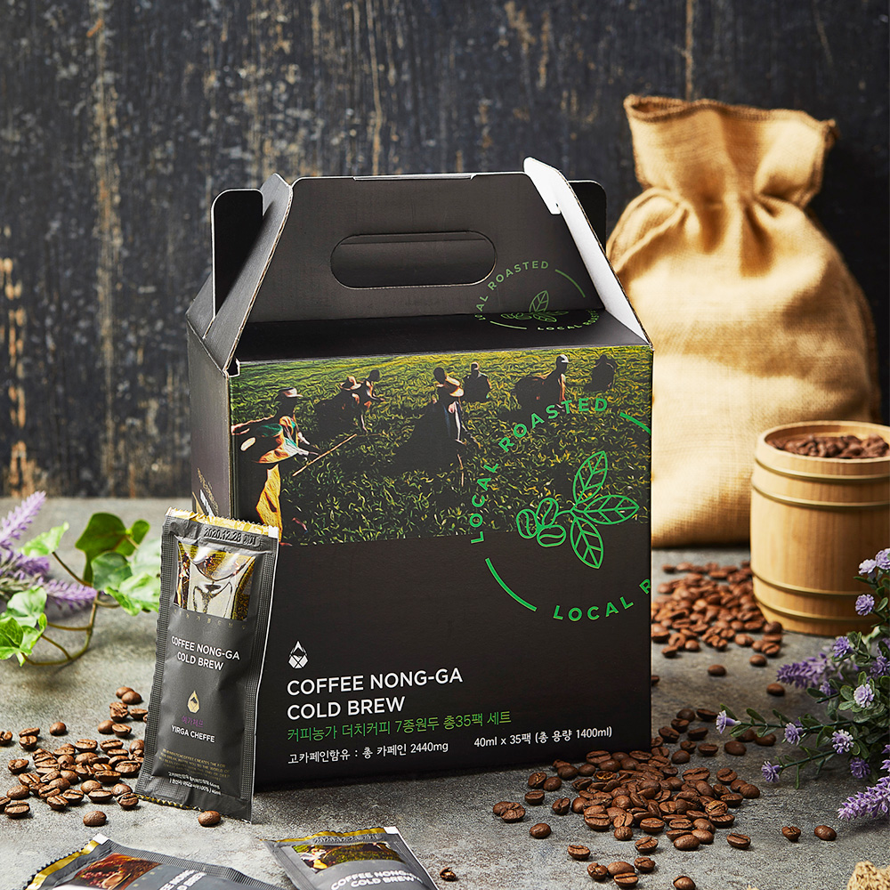 커피농가 더치커피 7종 혼합35팩세트 콜드브루(40ml)