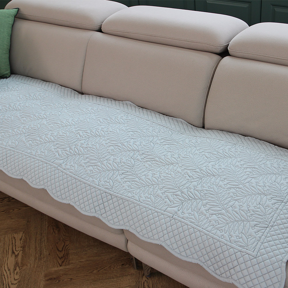 거실 카페트 러그 매트 워싱 스프레드 로즐리, 그레이 65x240cm - 상품 이미지