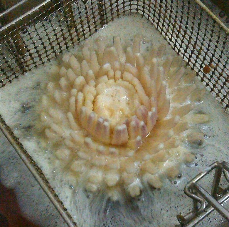 양파 꽃 슬라이서 호프집 식당 커팅 절단 어니언링 슬라이스기 16등분 - 상세 이미지 3