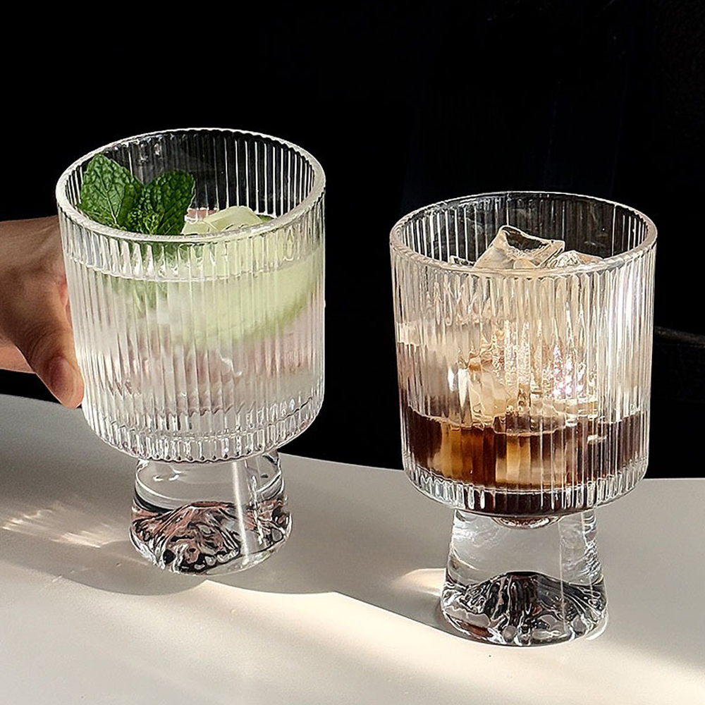 델리 클래식 유리컵 340ml, 1개, 스노우 라인 - 상세 이미지 2