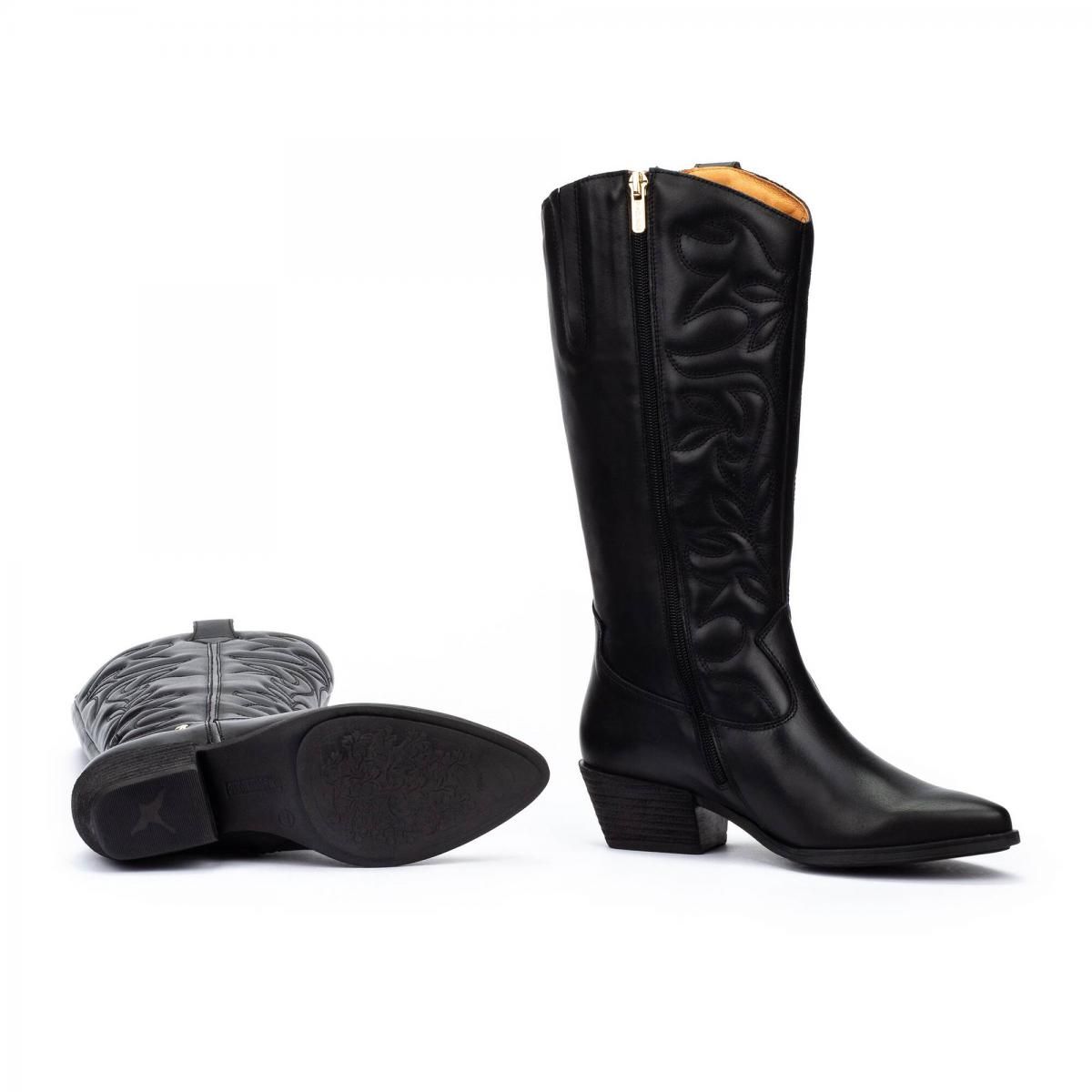피콜리노스 웨스턴 블랙 롱부츠 VERGEL W5Z-9769C1 BLACK - 상세 이미지 5