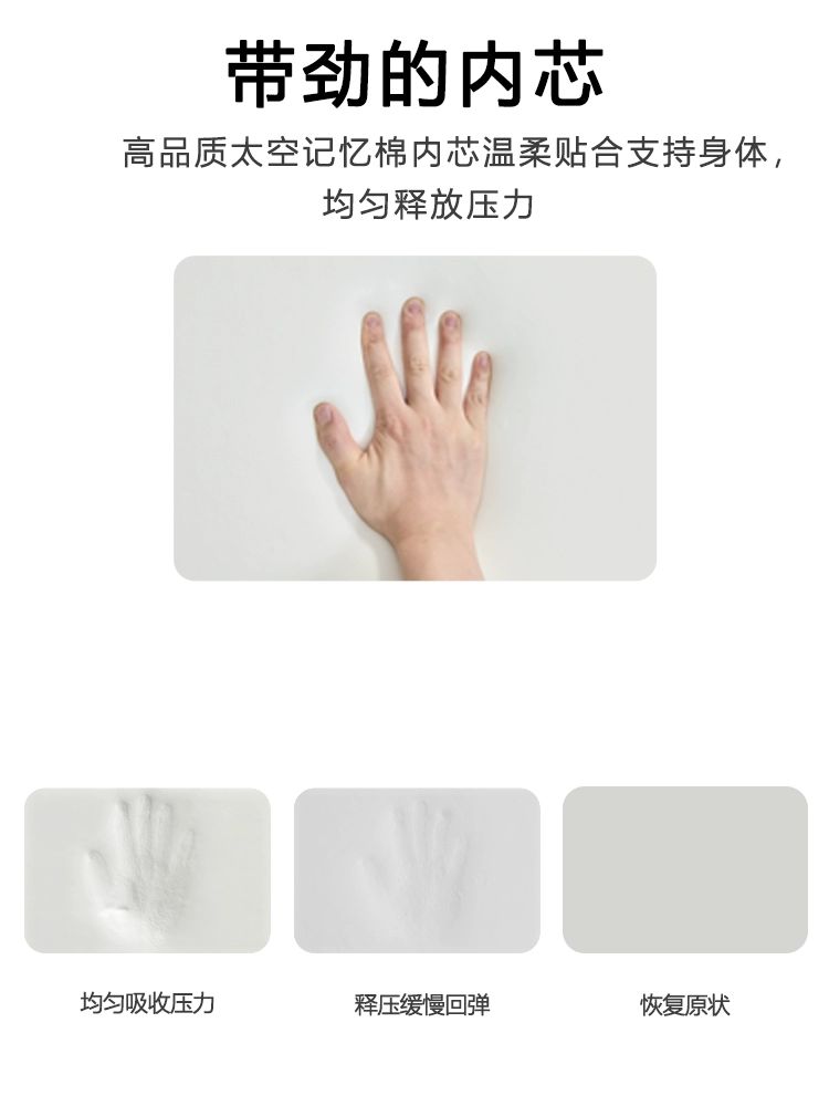 마사지샵 얼굴 베개 홀 쿠션 침대용 미용 안면 특수 업그레이드 버전-그레이 6-12cm - 상세 이미지 5