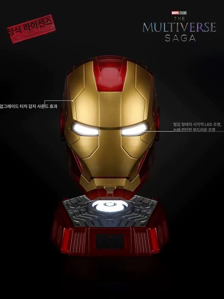 아이언맨 MK5 전동 자전거헬멧 헬멧 자전거헬멧스토 최고급 기프트 박스 버전 골드 A - 상세 이미지 4