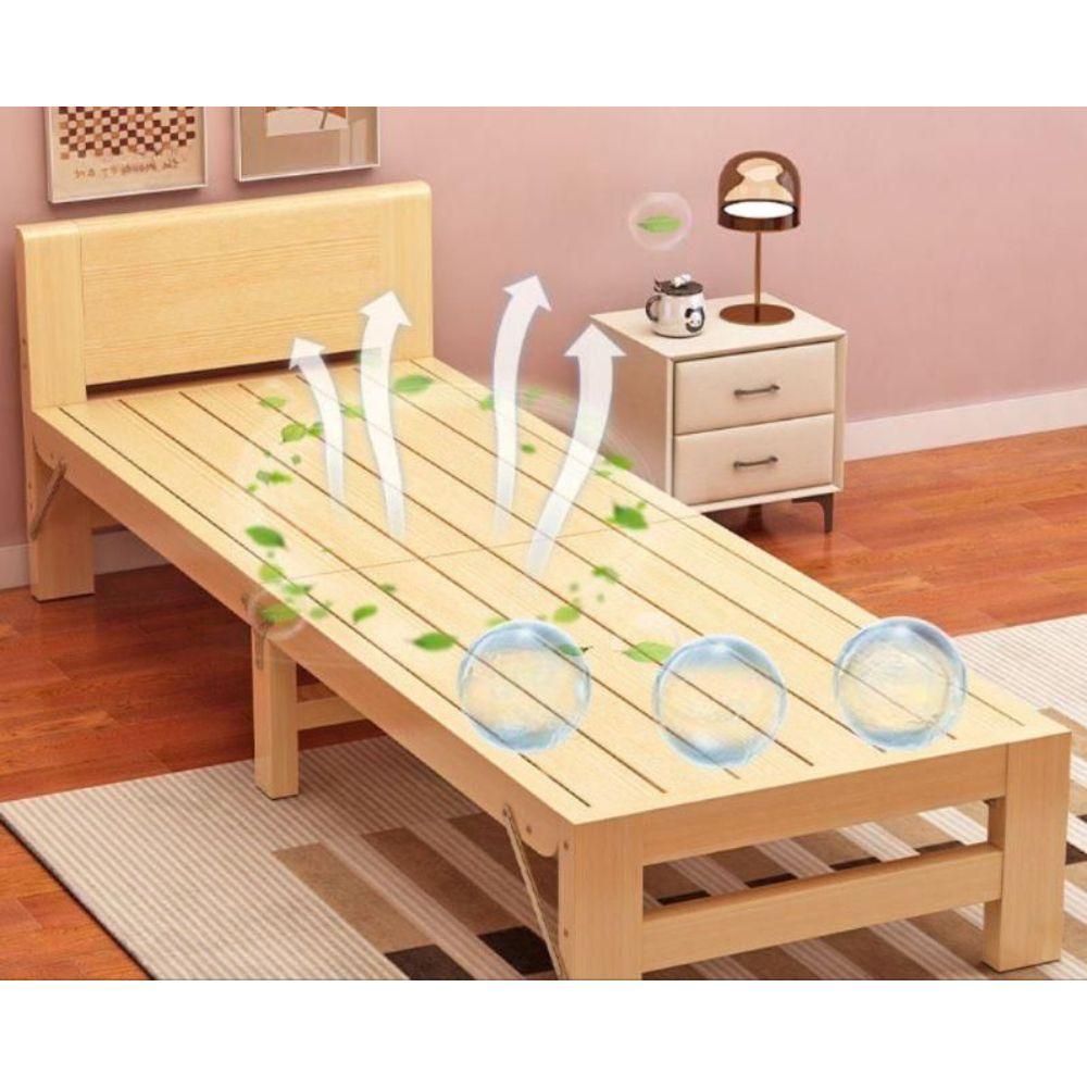 사이드 침대 확장 프레임 베드 침대연장 평면형 16단 조절 가능 200x60cm - 상세 이미지 3