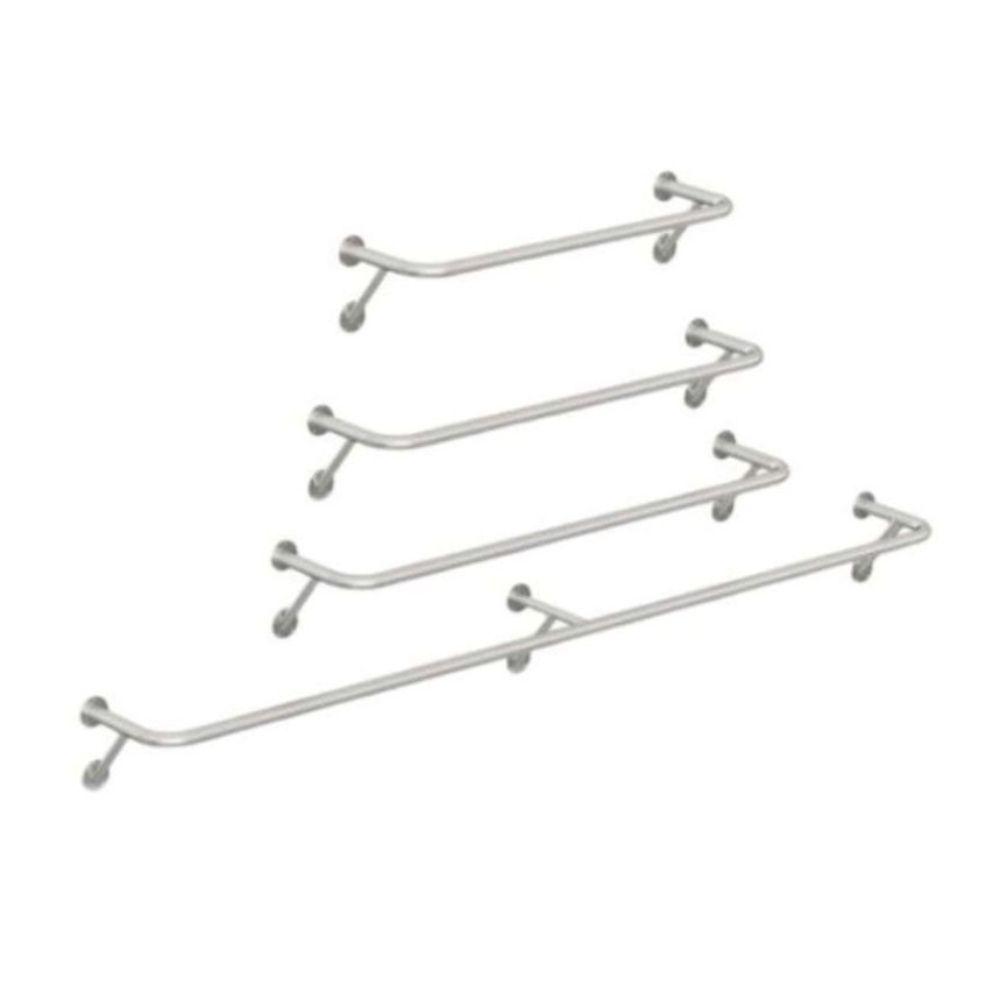 행거 벽 파이프 옷걸이 매방 옷가게 의류 고정식 옷방 100cm - 상품 이미지