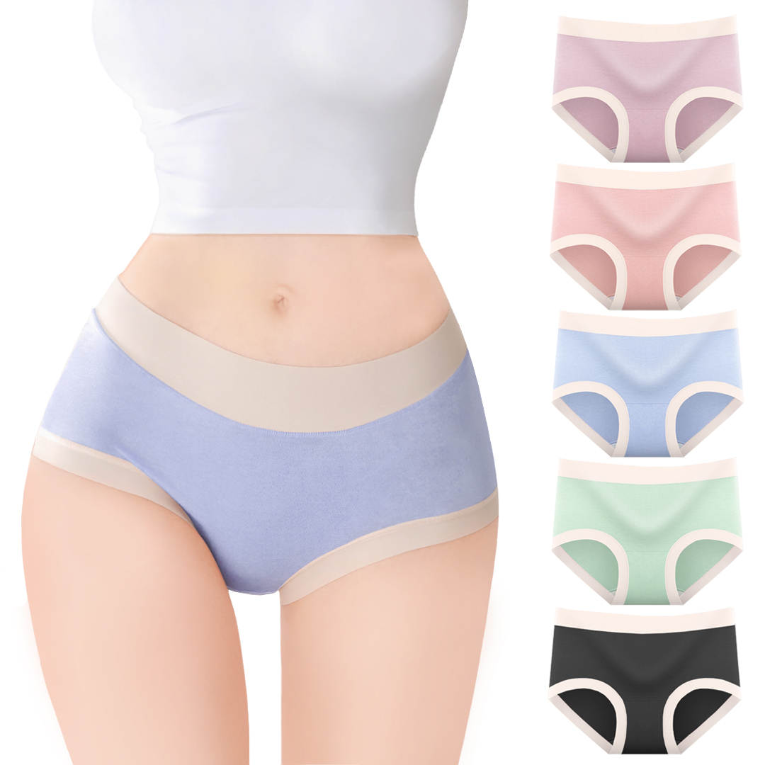 이너리즘 여성 투톤 모달 심리스 팬티 3+3 노라인 여자팬티 제품 이미지