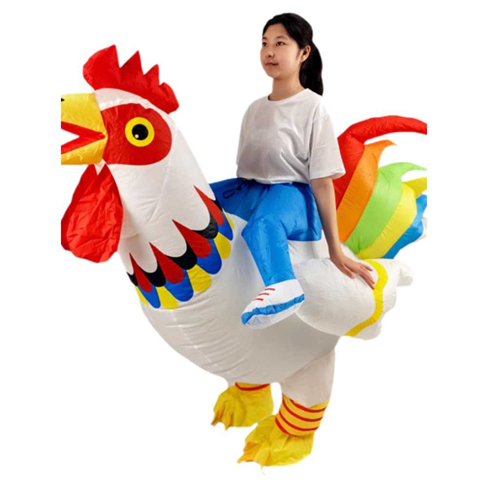 닭 코스튬 할로윈데이 농장 치킨의상 옷 분장 의상 성인용 외계인 - 상세 이미지 4