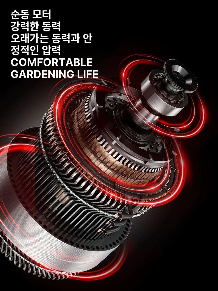 농약 분무기 전동 한일 방역 제초 밀차형 소독 기본형+2m 호스 완전충전시약80분사용 - 상세 이미지 5