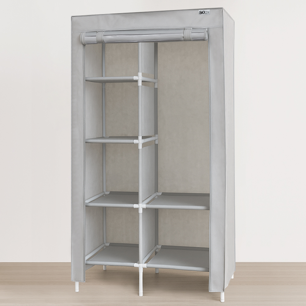 시스템 비키니 옷장 간이 비키니 이불장 커튼형 행거 부직포 옷장 비키니장 1000