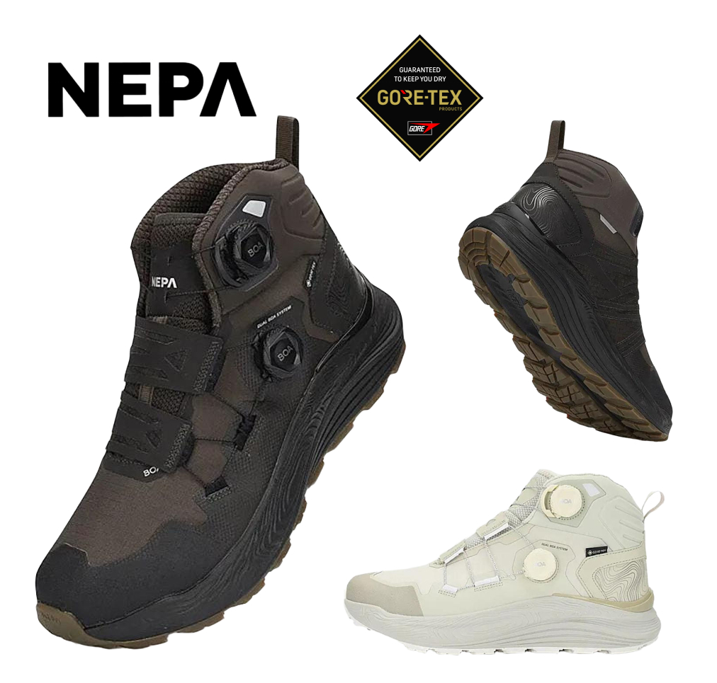 네파 등산화 고어텍스 남성 여성 트레킹화 듀얼 보아 경량 미드컷 가벼운 등산화
