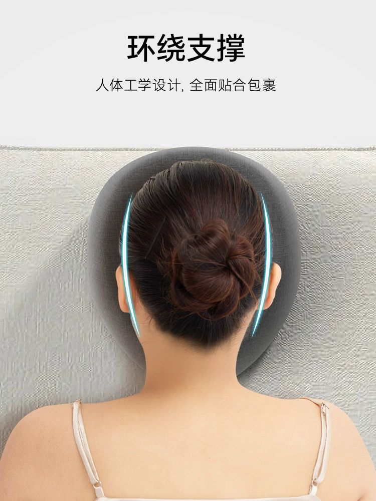 마사지샵 얼굴 베개 홀 쿠션 침대용 미용 안면 특수 업그레이드 버전-그레이 6-12cm - 상세 이미지 3
