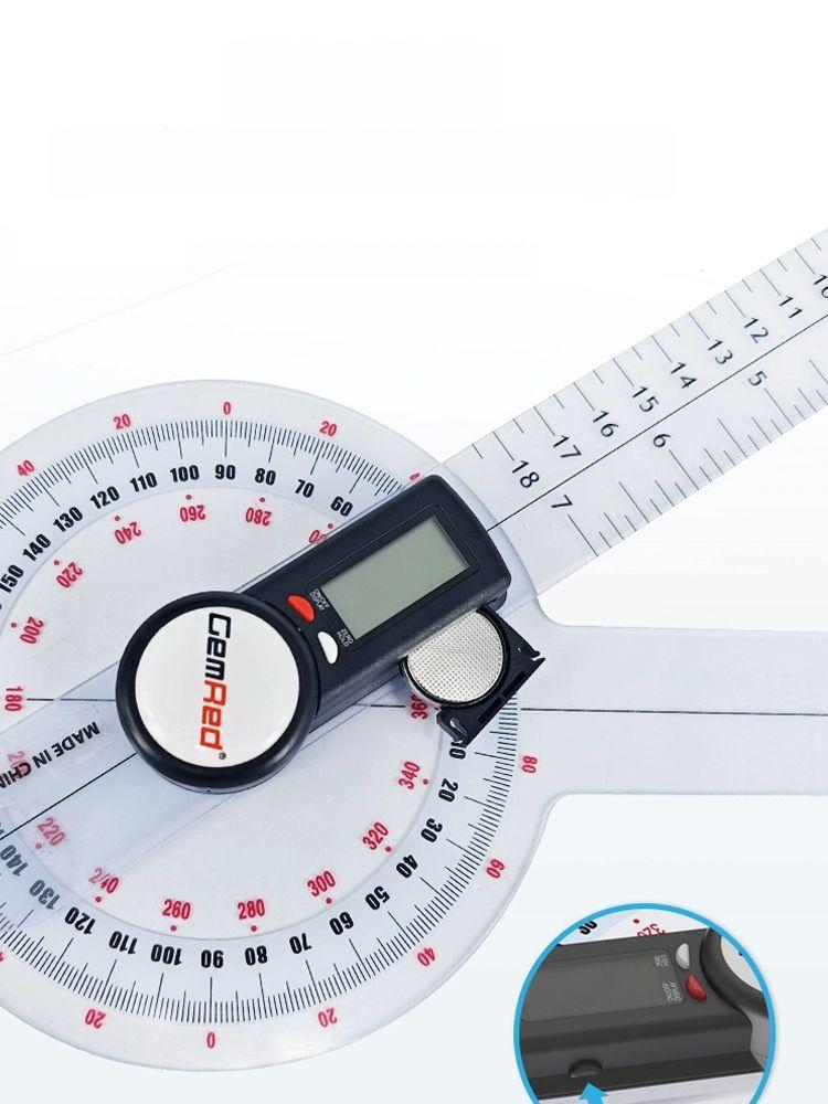 디지털 각도기 고니오미터 간편 경사계 다기능 핸디 전자 사지 각도기 318cm 원판포함 - 상품 이미지