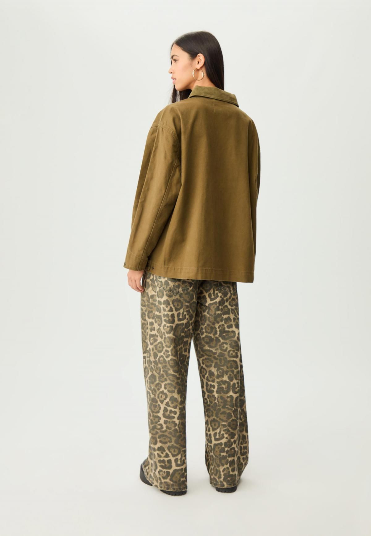 스트라디바리우스 테크니컬 오버핏 카키 포켓 재킷 8633/615 OLIVE GREEN - 상세 이미지 2
