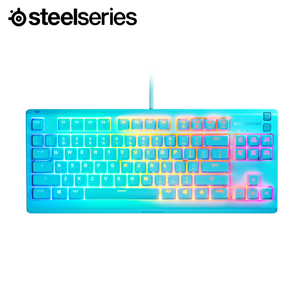 스틸시리즈 Apex 3 TKL US 에이펙스 3 텐키리스 영문각인 키보드 아쿠아, 멤브레인 - 상품 이미지