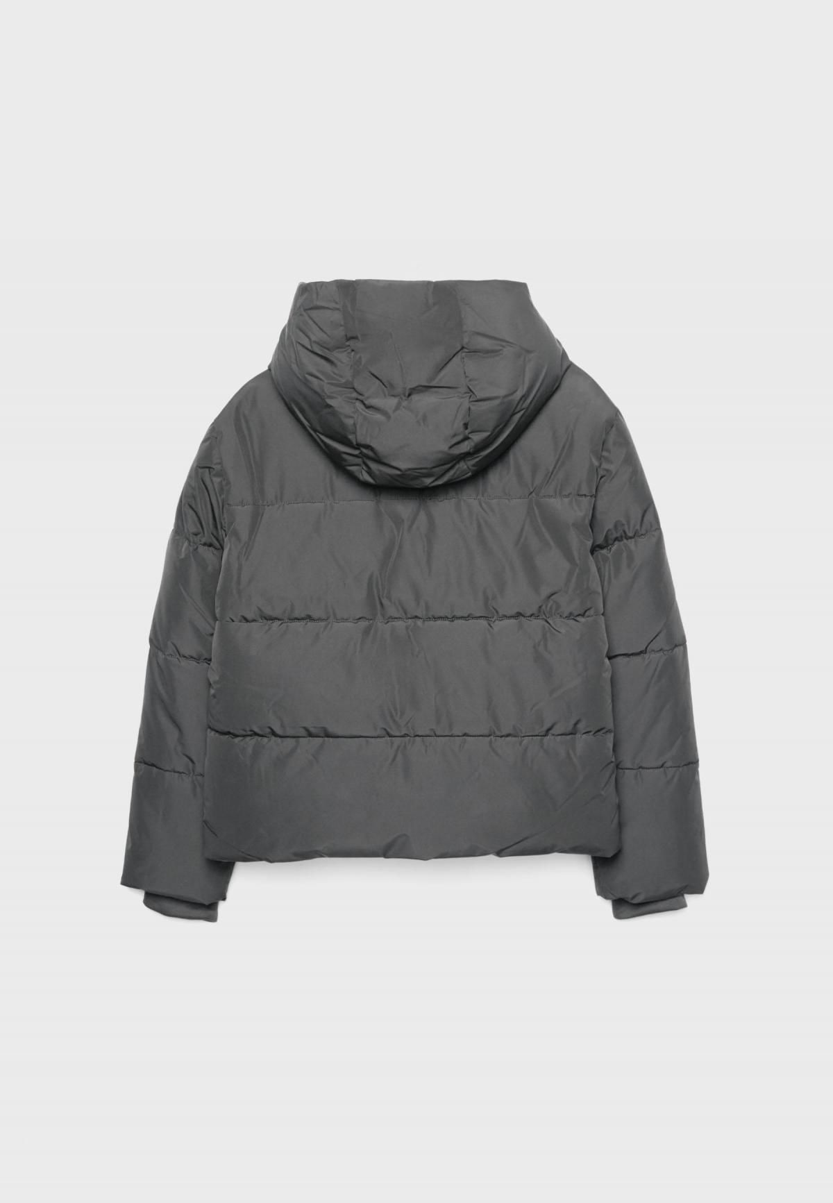 스트라디바리우스 테크니컬 하이넥 후드 숏패딩 5605/769 DARK GREY - 상세 이미지 2