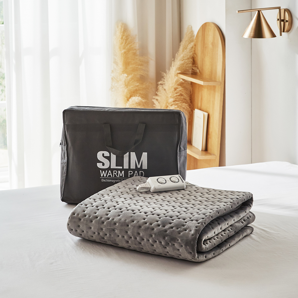 꾸민가 THE슬림 탄소매트 극세사 카본 전기 매트 워셔블 침대 온열 전기요 미니