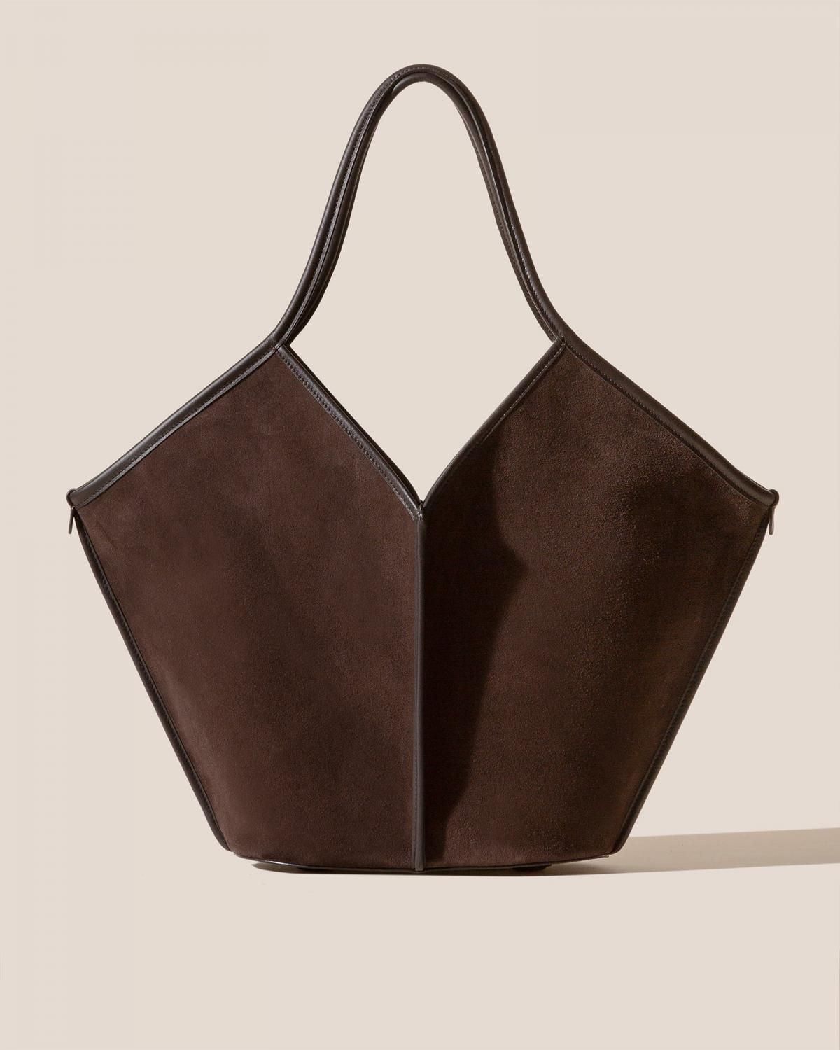 헤레우 칼렐라 카프 스웨이드 토트백 14878602494284 DARK BROWN - 상품 이미지