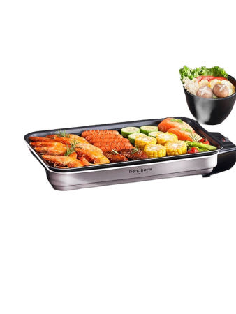 그루버스 협력사 연기안나는 전기 그릴 이상민 고기굽는기계 오로라 캠핑