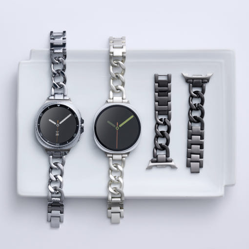 우먼스9999 갤럭시워치8스트랩 클래식 체인브레이슬릿 스마트워치줄 줄질 제품 이미지