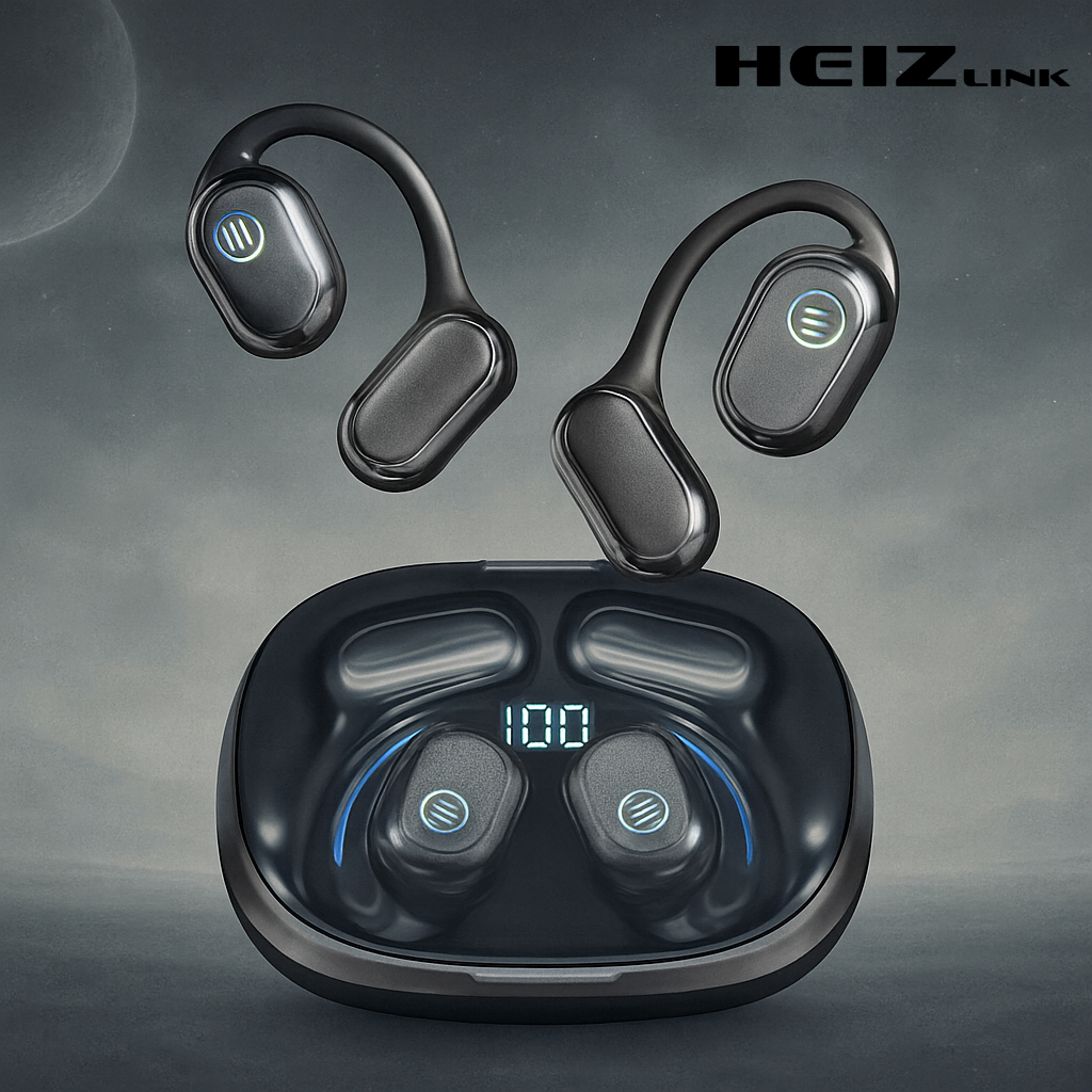 헤이즈링크 오픈이어 무선이어폰 블루투스 충전식 골전도 스포츠 런닝 운동 핸즈프리 제품 이미지