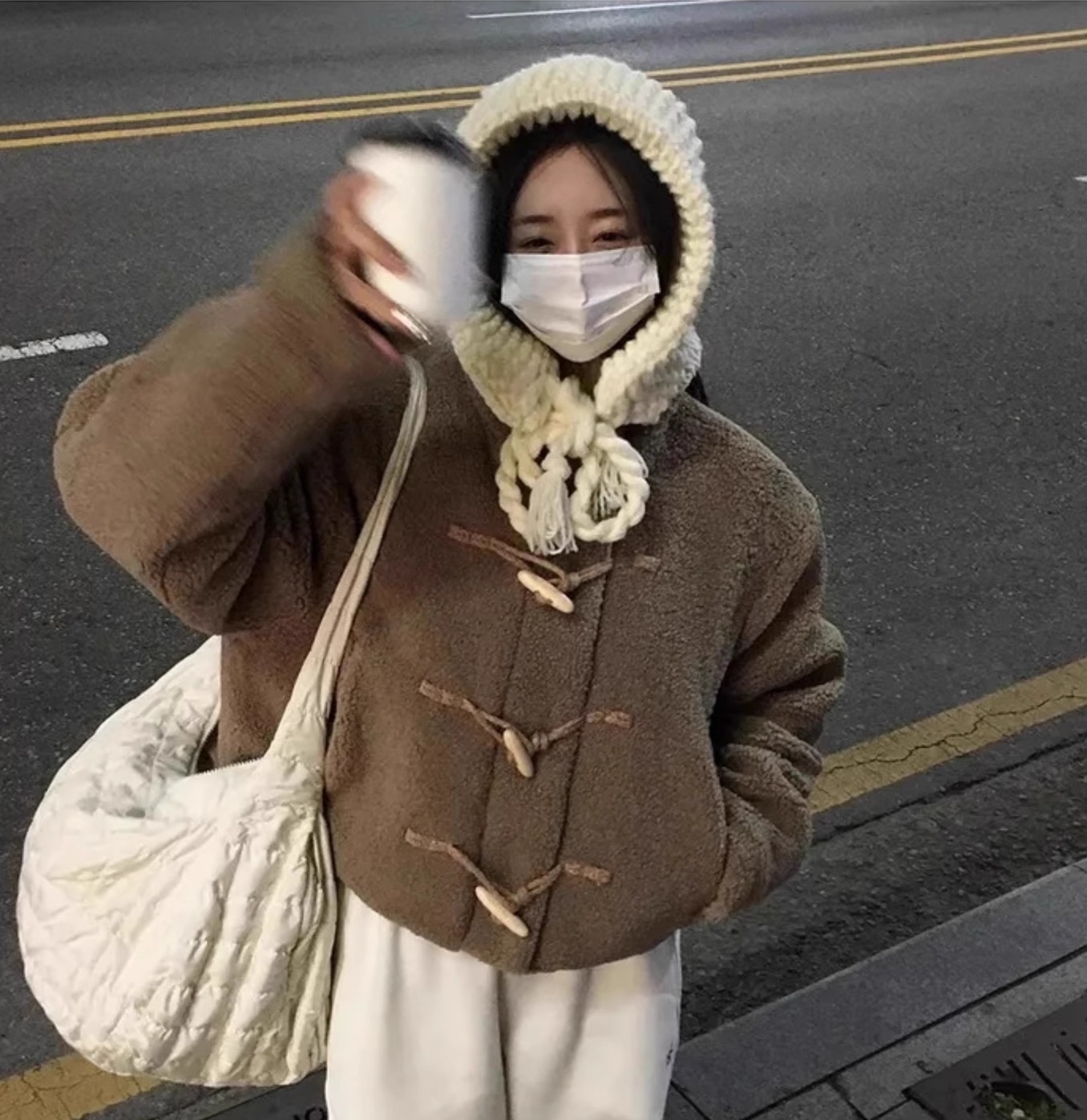 [호댕몰/자체제작] 데일리 떡볶이 코트 자켓 이미지 6