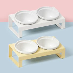 펫코본 강아지 고양이 애견 밥그릇 물그릇 철제프레임 높이조절 S 솔직 후기 | 실제 사용자 리뷰 총정리 - 상품 이미지 1