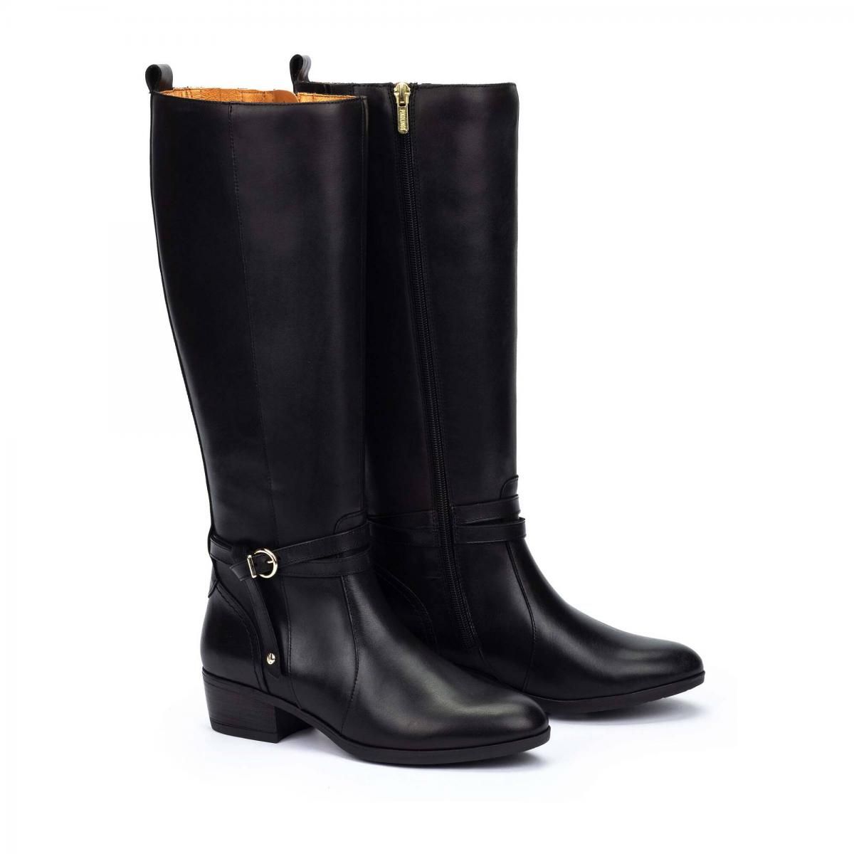 피콜리노스 베이직 블랙 롱부츠 DAROCA W1U-9764 BLACK 이미지 6