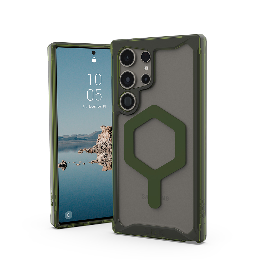 UAG 플라이오 투명 맥세이프 마그네틱 투명 케이스 올리브, 갤럭시S24 울트라 - 상세 이미지 2