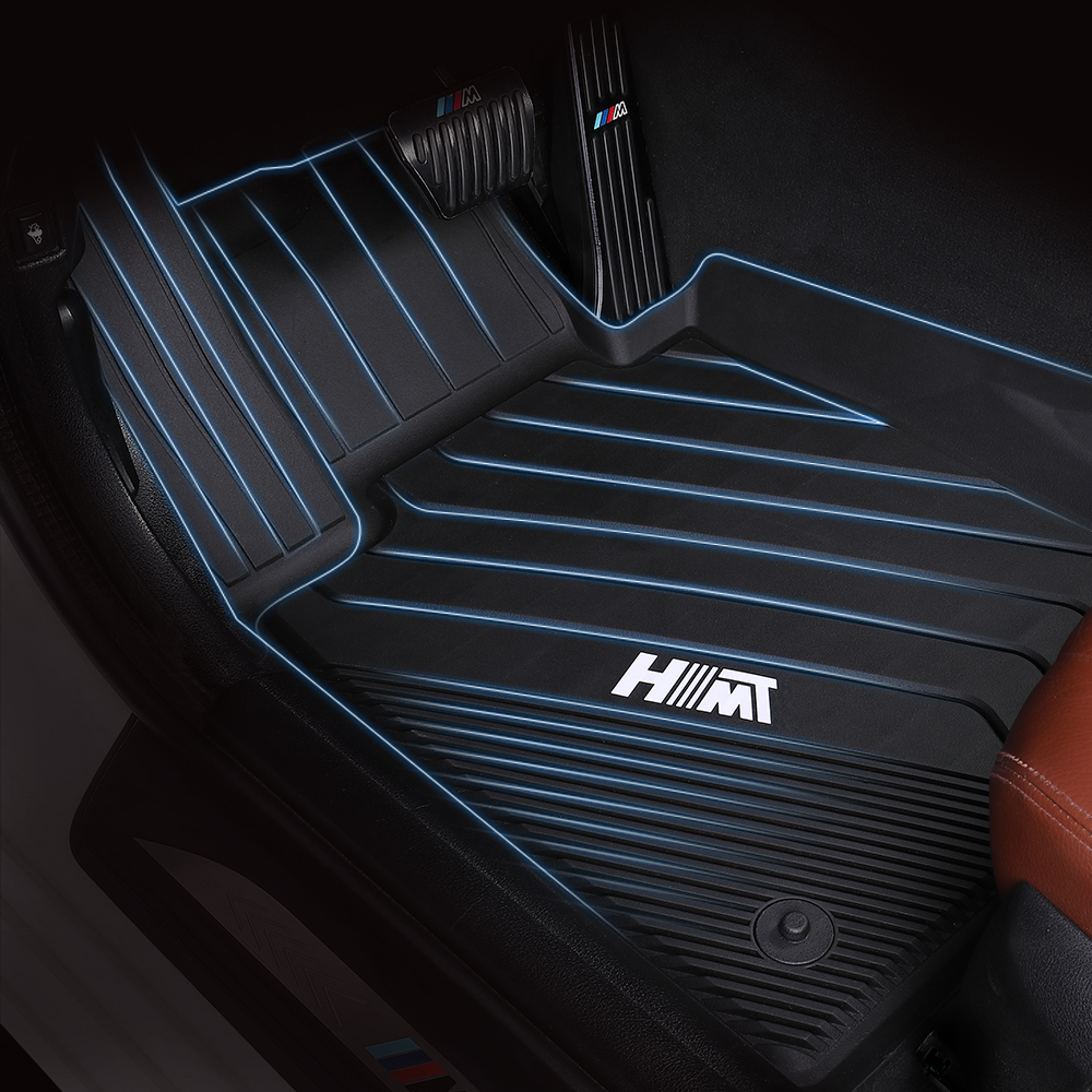[물청소 편한 매트] HMT 자동차 TPE 카매트 고무 입체 방수 3D 풀 세트 싼타페MX5 하이브리드 6인승, 운전석+조수석+뒷자석 이미지 6