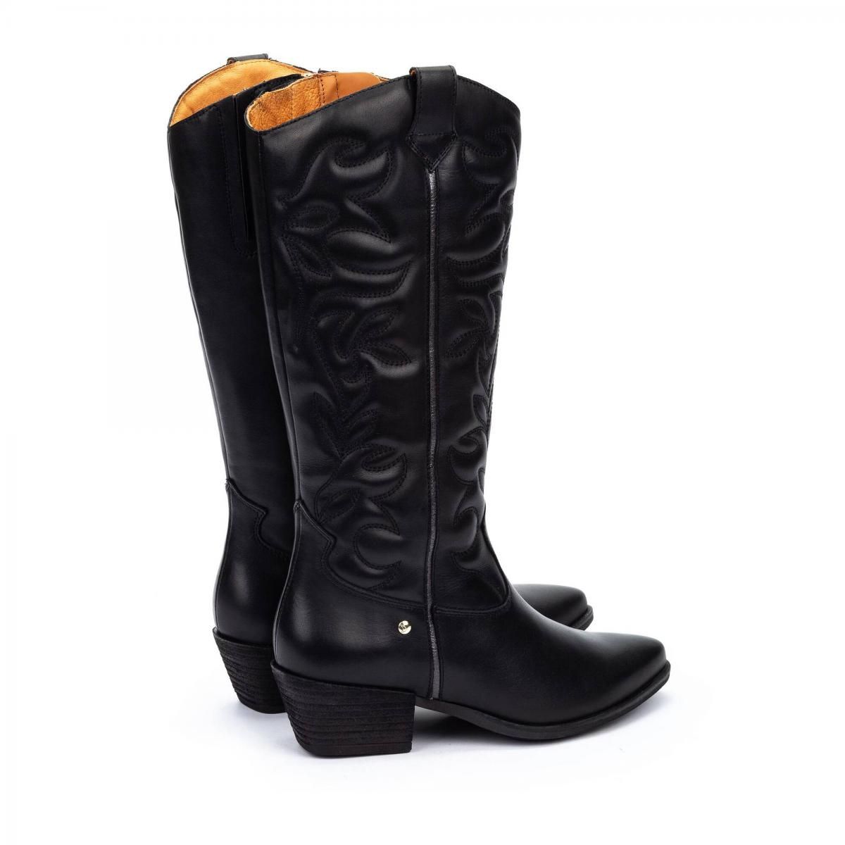 피콜리노스 웨스턴 블랙 롱부츠 VERGEL W5Z-9769C1 BLACK - 상세 이미지 4