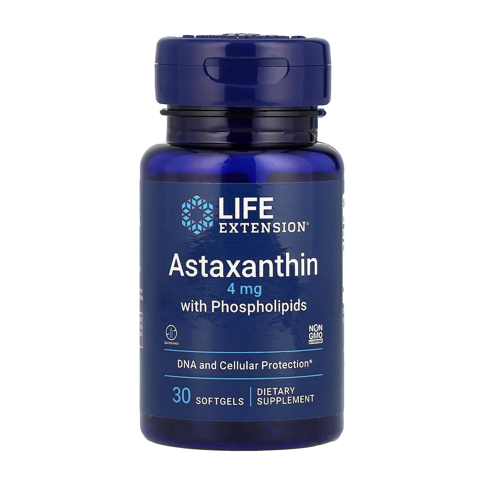 라이프익스텐션 아스타잔틴 인지질 Astaxanthin 30정 - 상품 이미지