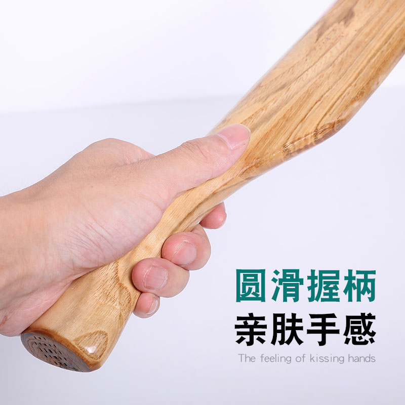 빨래 방망이 봉 나무 세탁 다듬이 세탁용품 다듬잇 38cm 망치 특가 일반형 원목 실속 - 상세 이미지 4