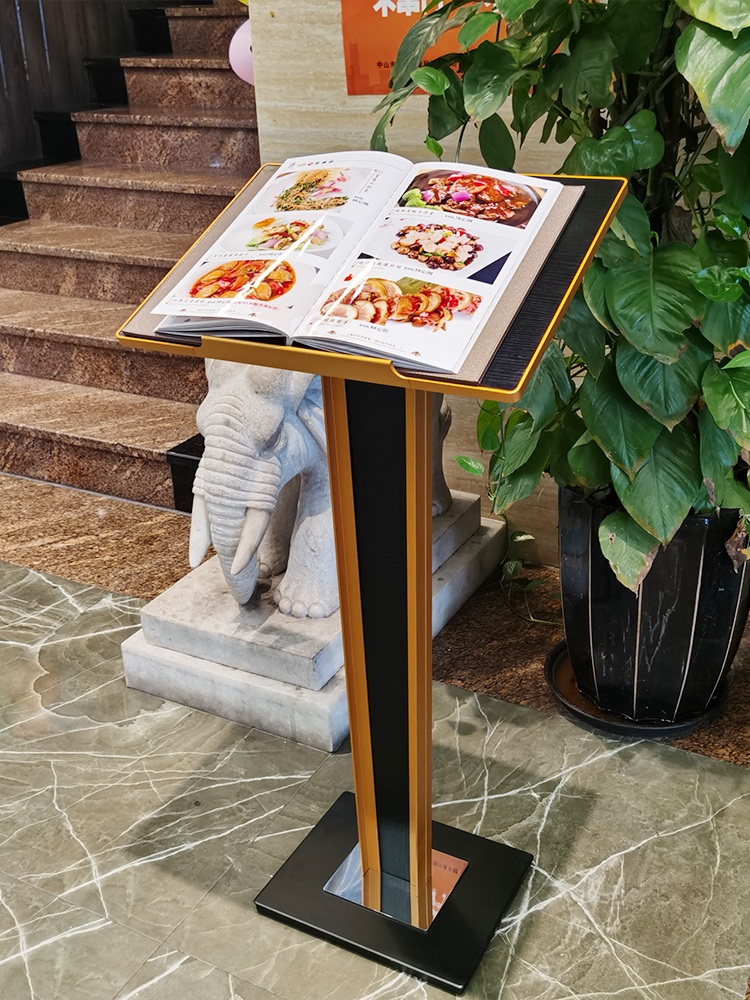 메뉴판 거치대 스탠드 카페 광고판 입간판 안내판 식당 배너 철제 웨이팅 - 상품 이미지