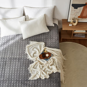 꾸민가 THE슬림 탄소매트 극세사 카본 전기 매트 워셔블 침대 온열 전기... 개봉기 | 실사용 후기 - 상품 이미지 4