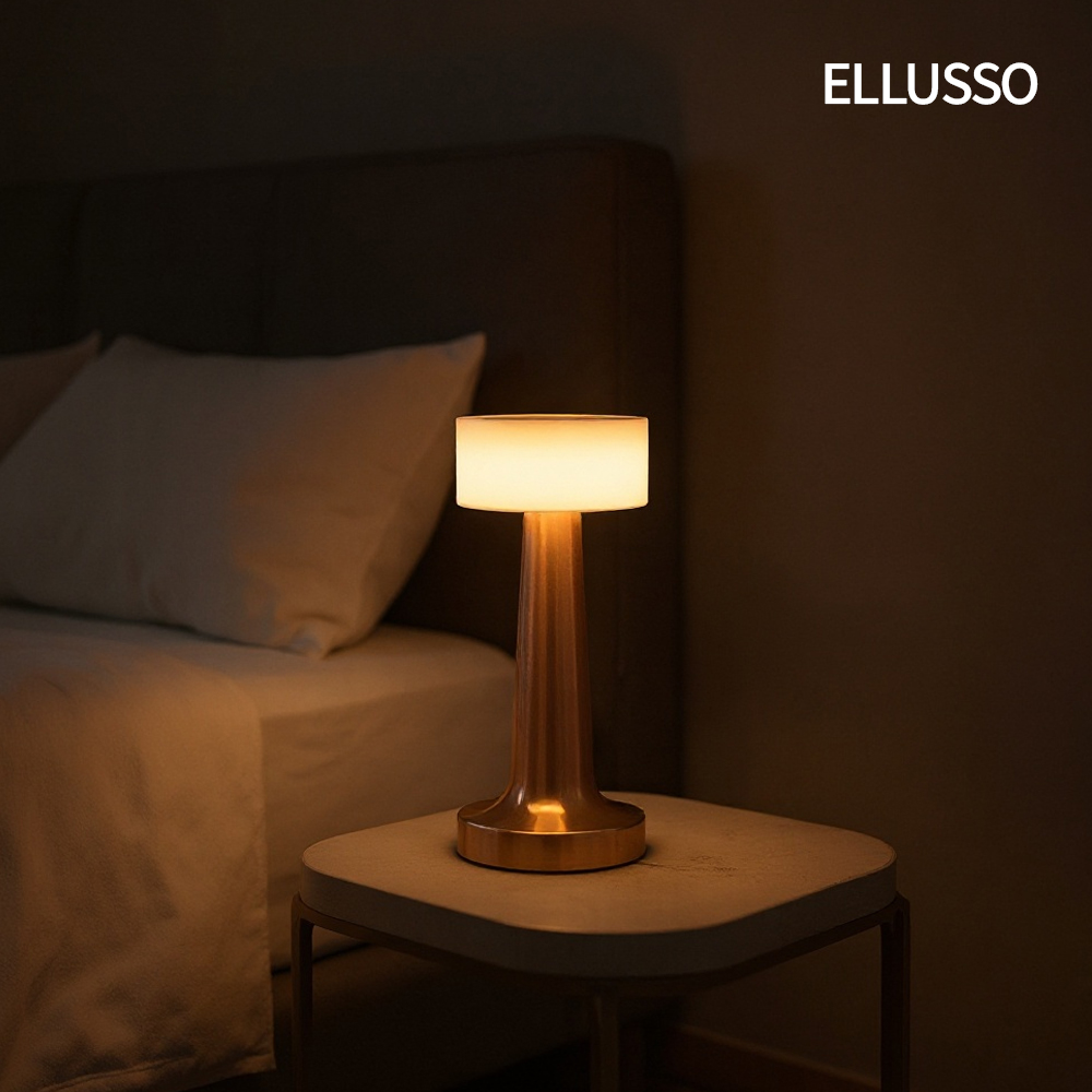 엘루소 아령조명 무선 터치 침실 취침등 수유등 테이블 탁상 무드등 램프