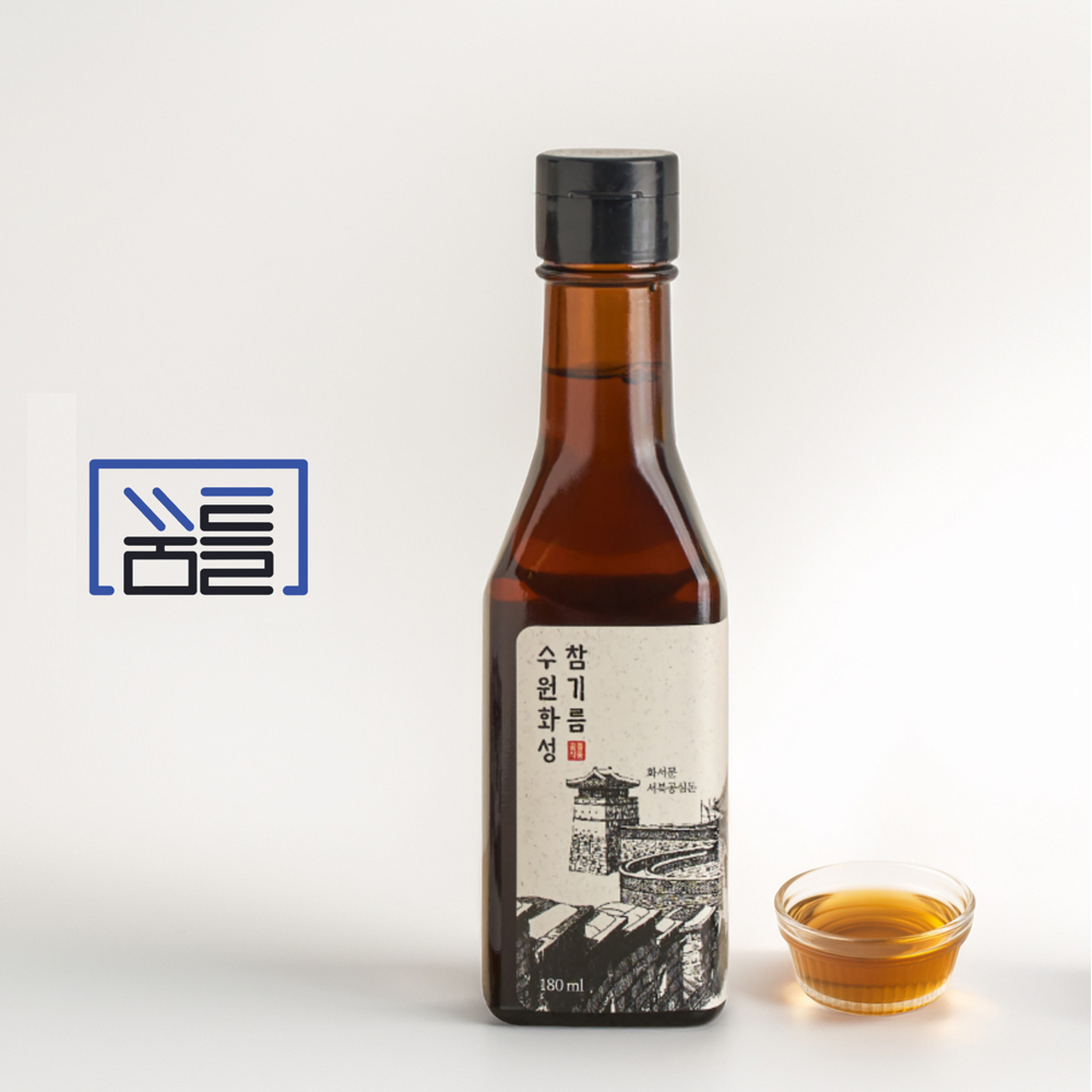 [국내제조] 통참깨 진한 참기름 저온압착 선물세트 답례품 300ml - 상세 이미지 4